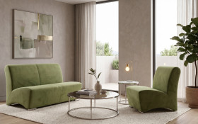 Two-seater sofa + armchair Arturo II thumb