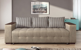 Extendable sofa with shelf armrest Melvin thumb