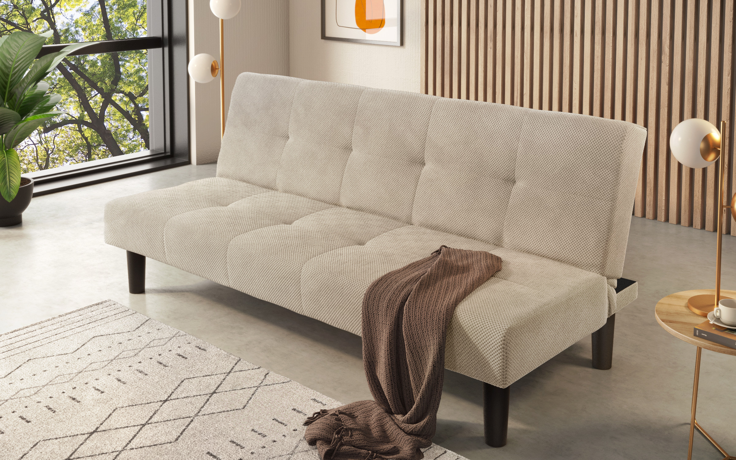 Extendable click-clack sofa Norte thumb
