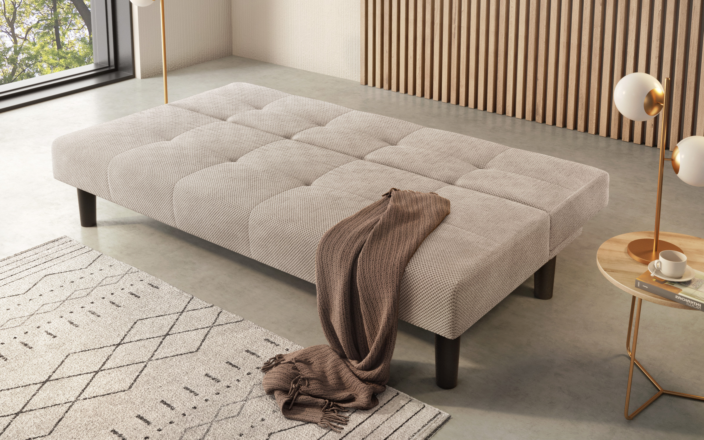 Extendable click-clack sofa Norte thumb