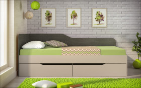Bed + drawers for mattress 90/200 Amiko thumb