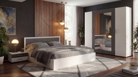 Bedroom furniture set for mattress 160/200 Porto thumb