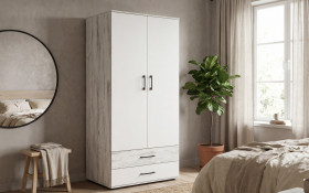 Double-winged wardrobe with drawers Monterey thumb
