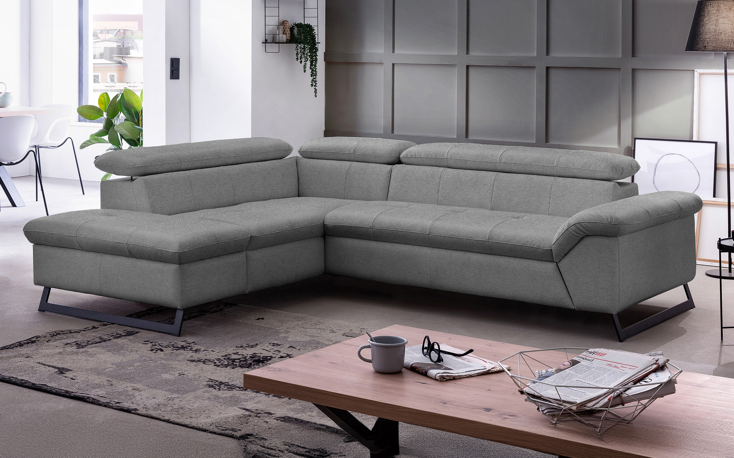 Extendable corner sofa Relan thumb