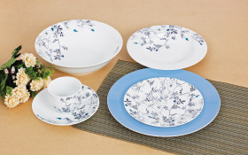 Dinner set 31 parts /BLUE LEAF thumb