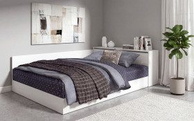 Bed + storage chest for mattress 144/190 Prista L thumb