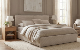 Upholstered double bed for mattress 160/200 Siera thumb