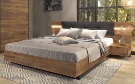 Double bed for mattress 160/200 + LED Alinor Sense thumb