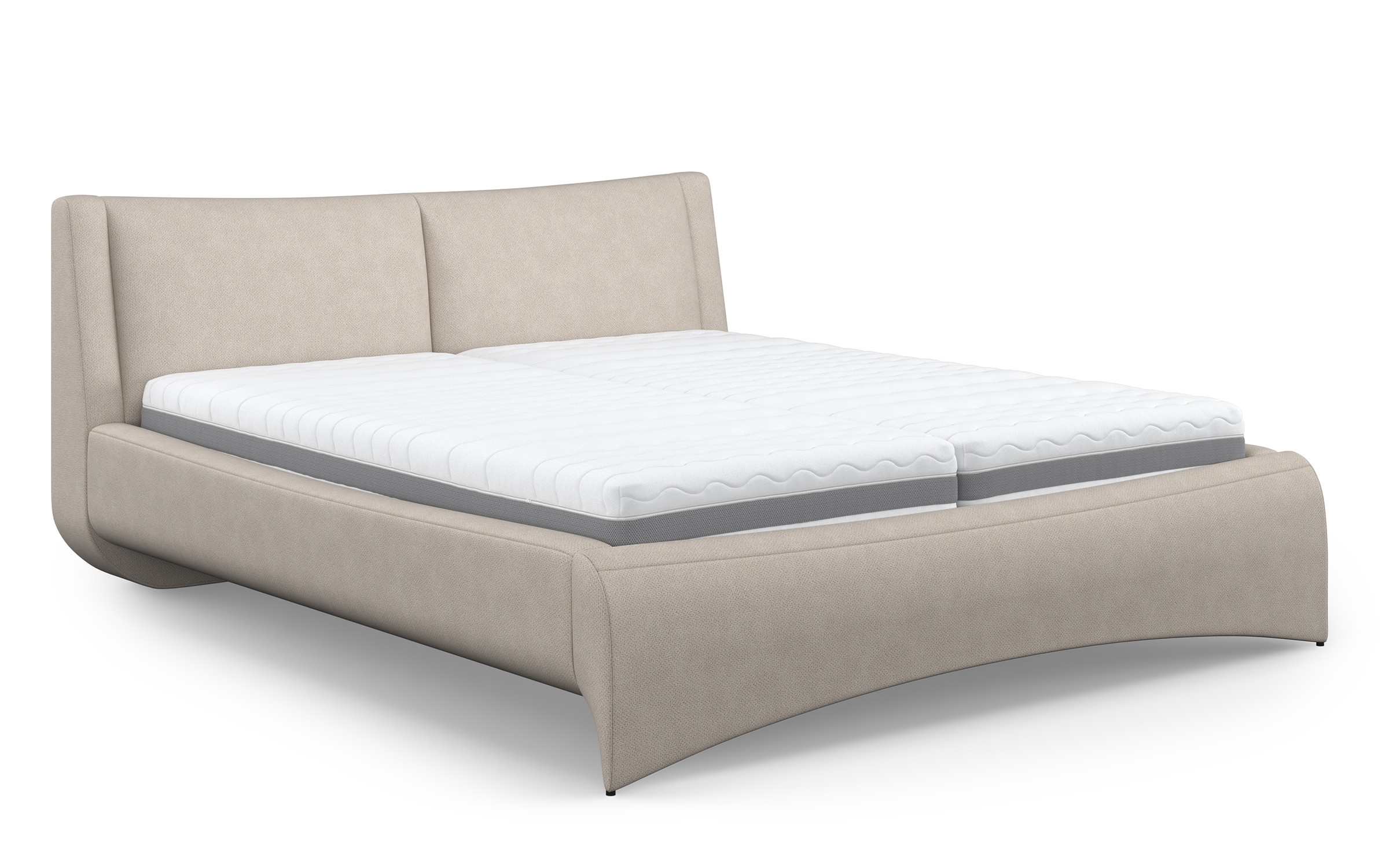 Upholstered double bed Carina for mattress 160/200 thumb