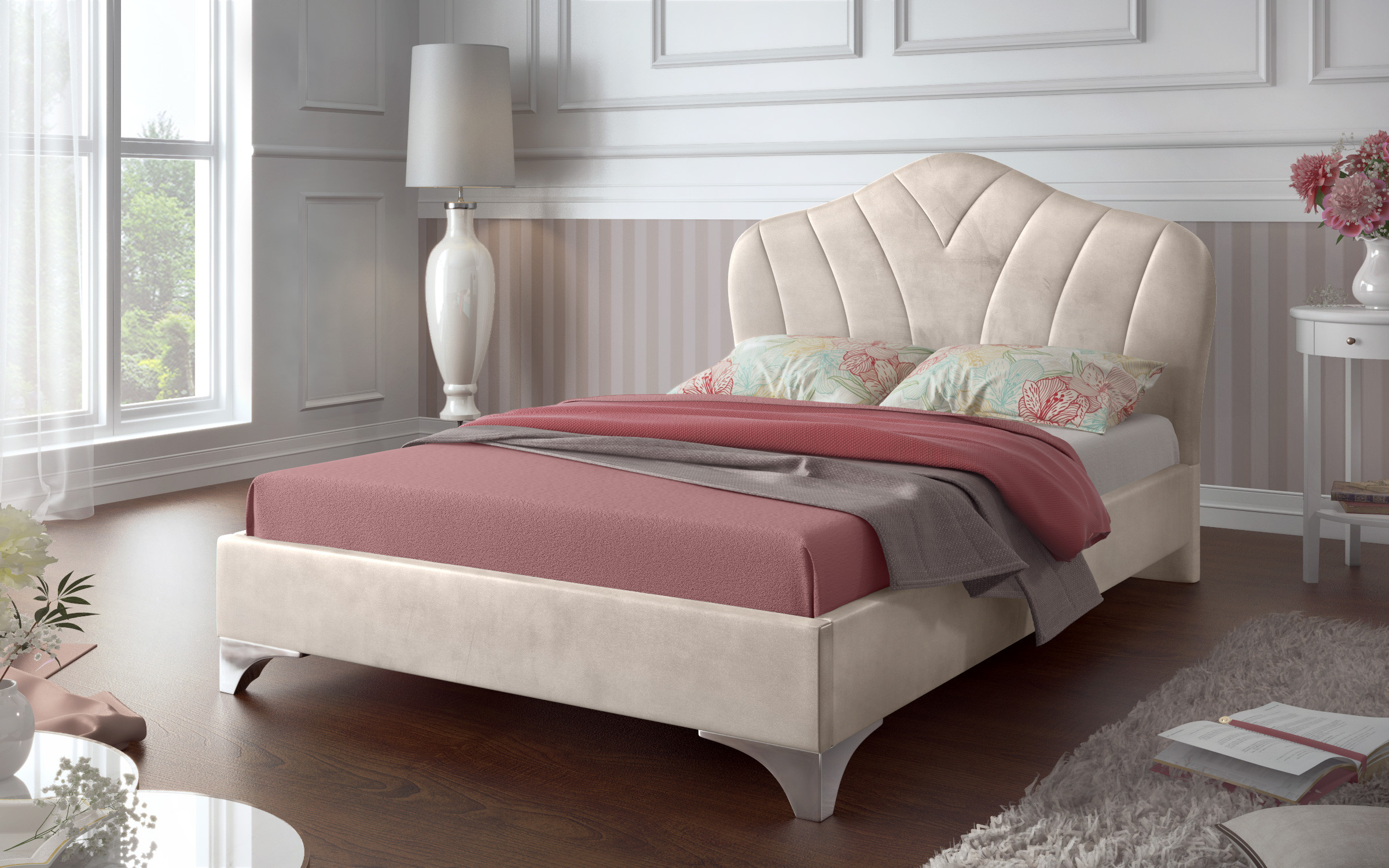 Double bed Palmina for two-sided mattress 140/200 thumb