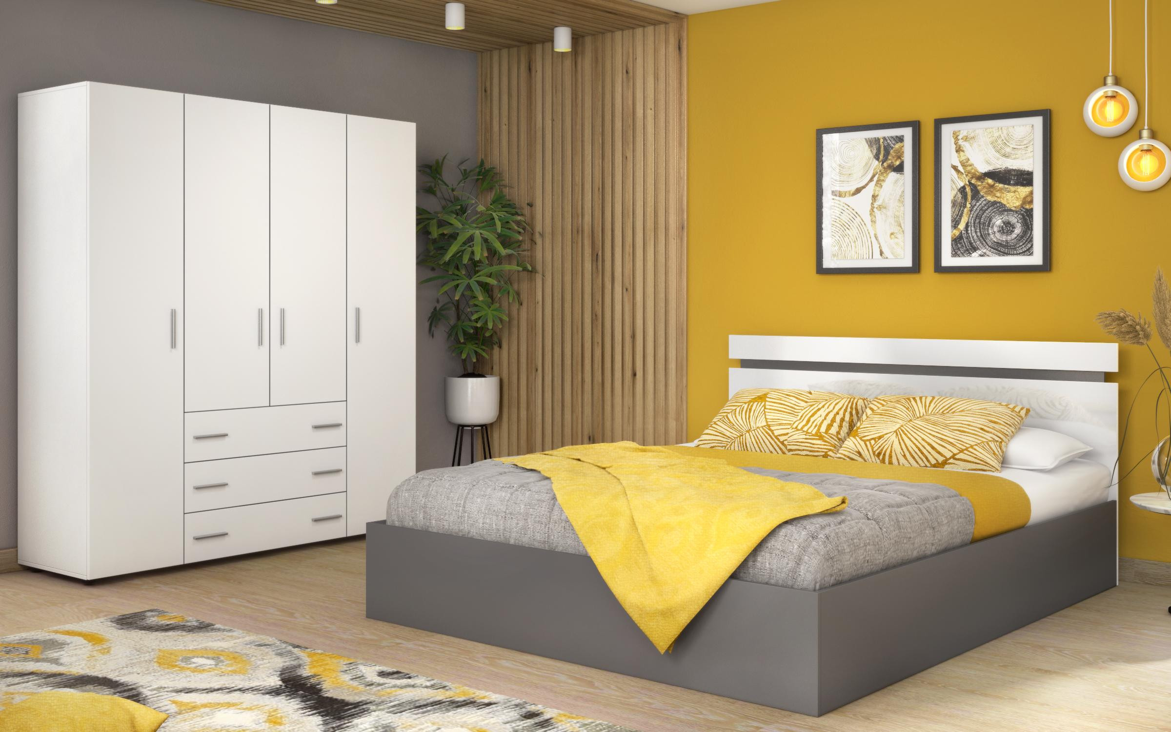 Double bed for mattress 160/200 Raya thumb
