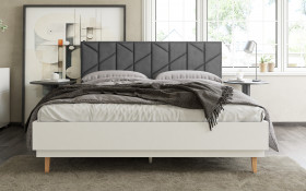 Upholstered double bed for mattress 160/200 Harmony thumb