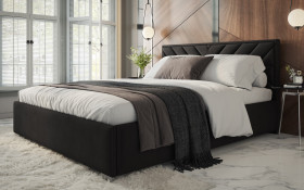 Upholstered double bed for mattress 160/200 Mirelly thumb