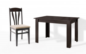 Dining table + 4 dining chairs Donnie + Ardon thumb