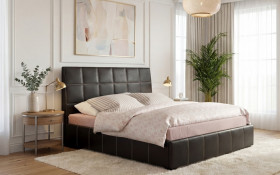 Upholstered double bed for mattress 160/200 Kalina thumb