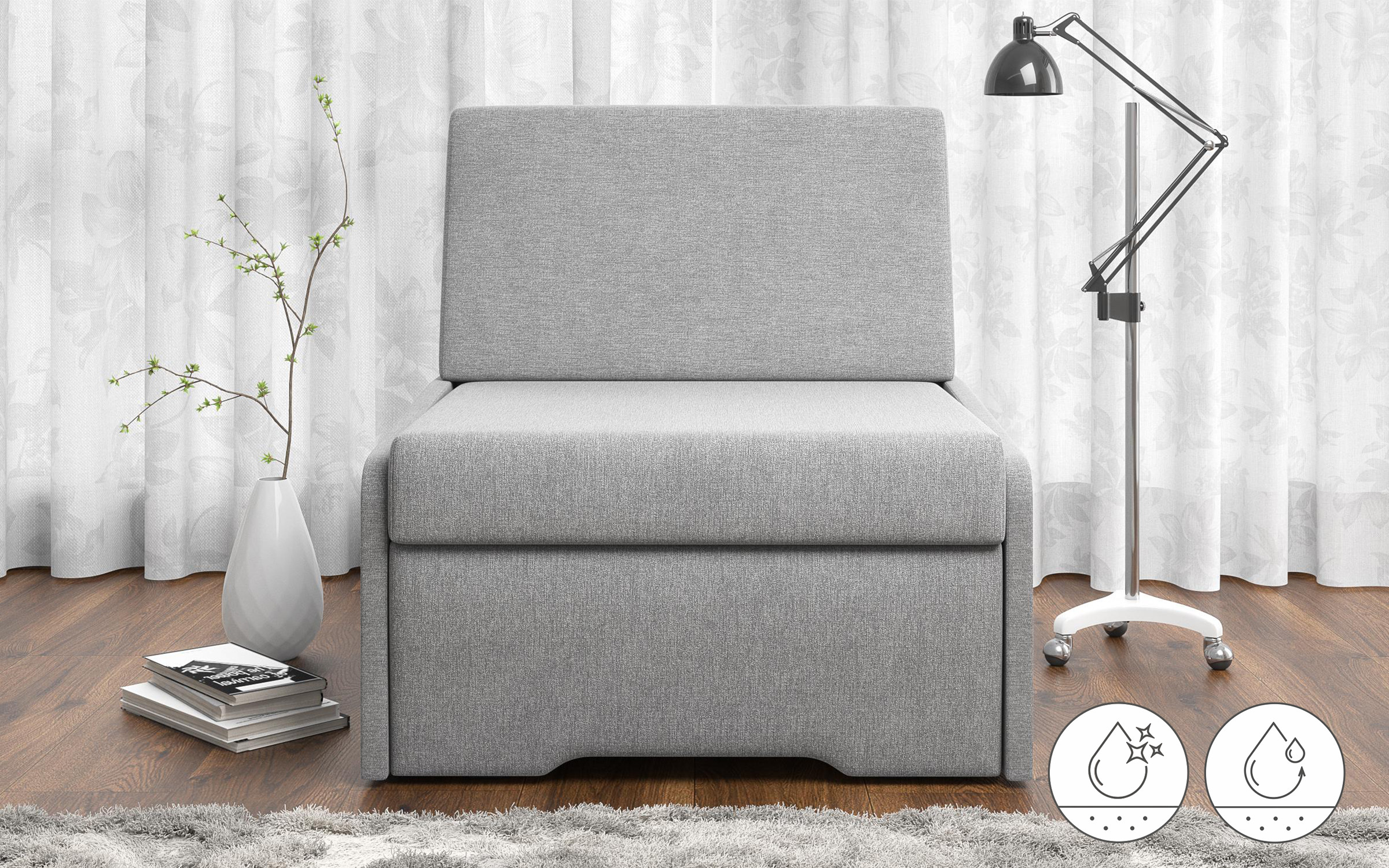 Extendable armchair Torino thumb