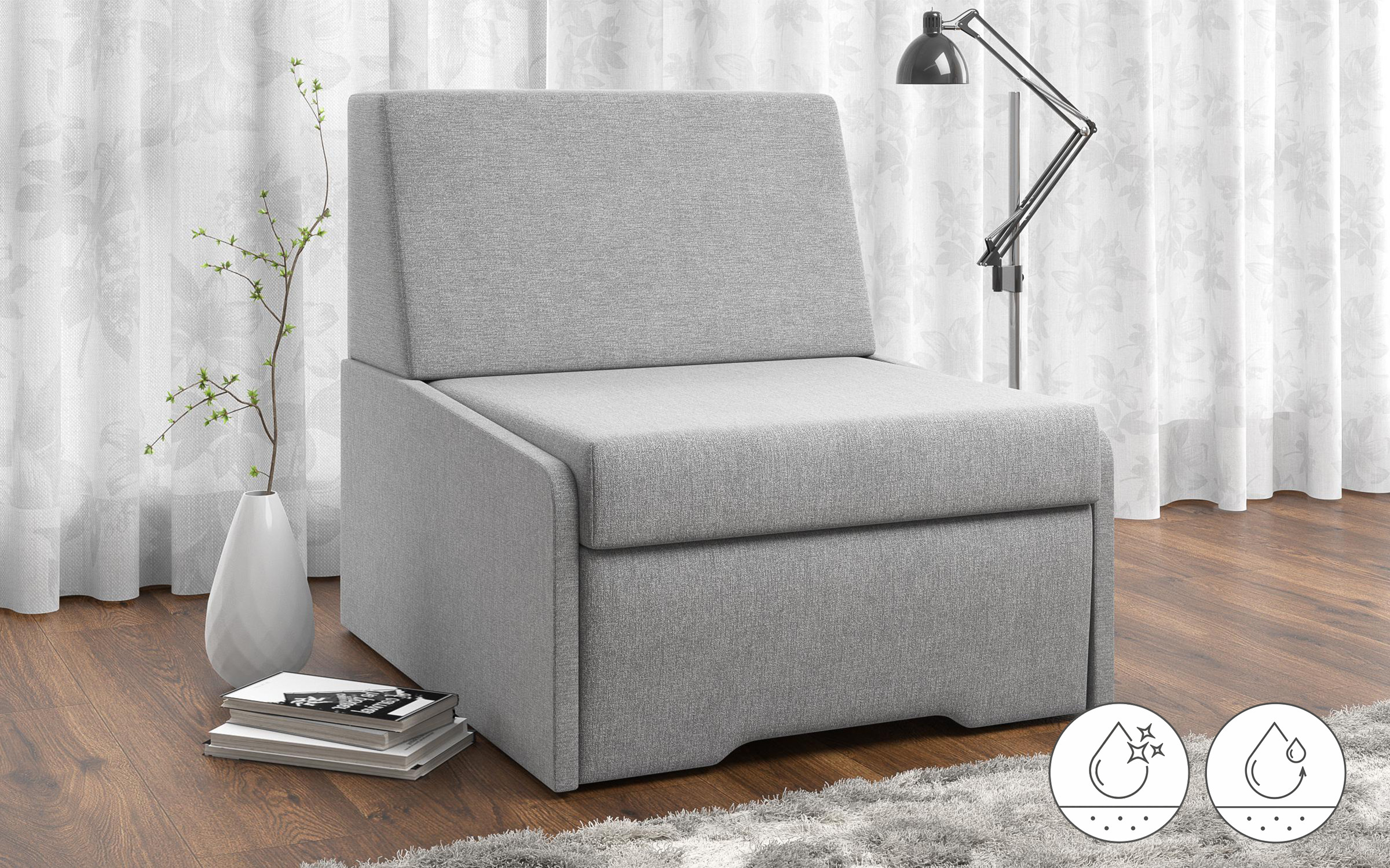 Extendable armchair Torino thumb