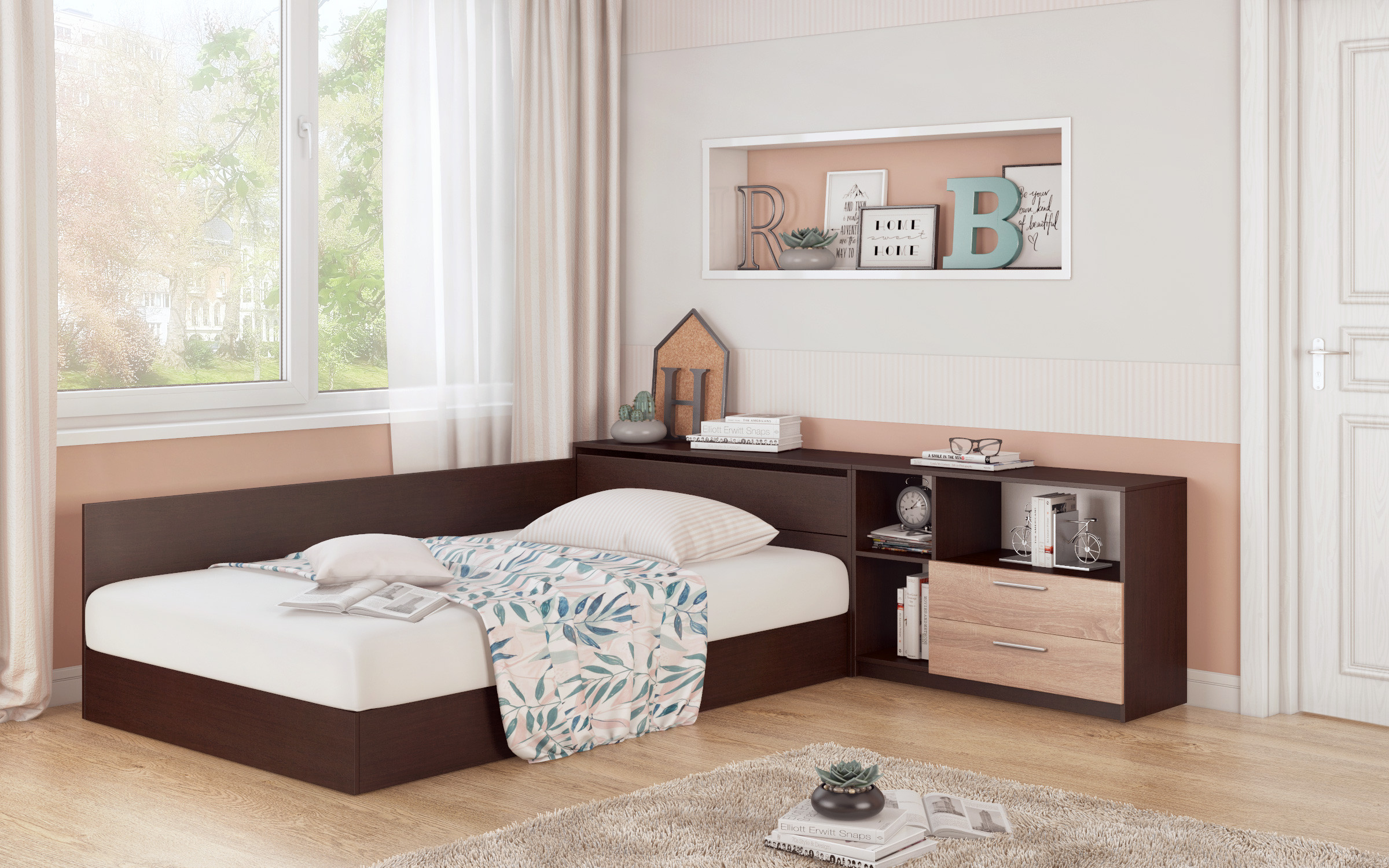 Bedroom furniture set Kala + mattress thumb