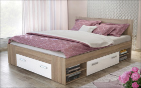 Double bed 160/200 Nemo + mattress thumb