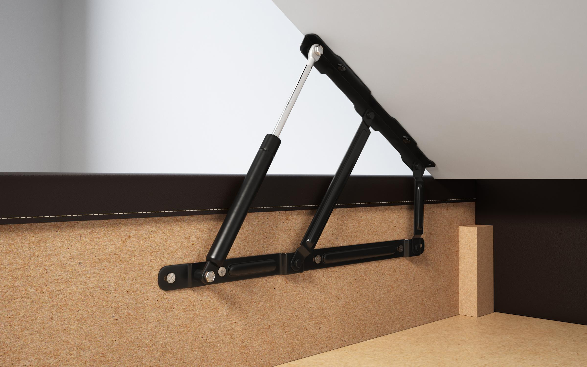 For double bed Arena/ Seniya Lifting mechanism 1000N + HDF bunkie board 2.5 mm thumb