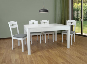 Extendable dining table Madis thumb