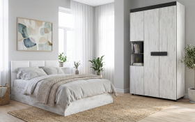 Bedroom furniture set for mattress 140/200 Estel 1 thumb