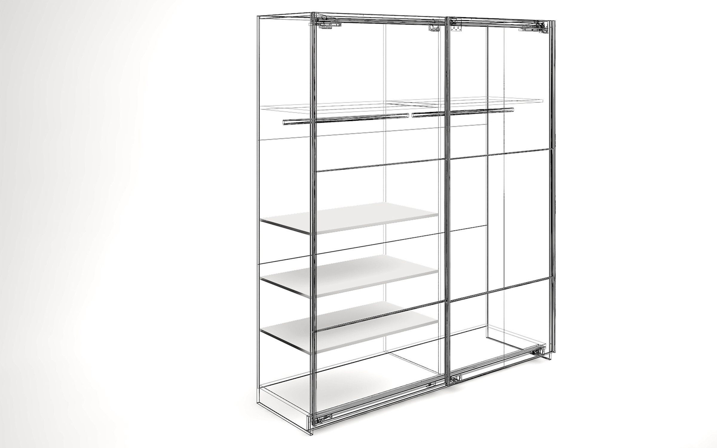 Shelves Integra M14 for wardrobe thumb