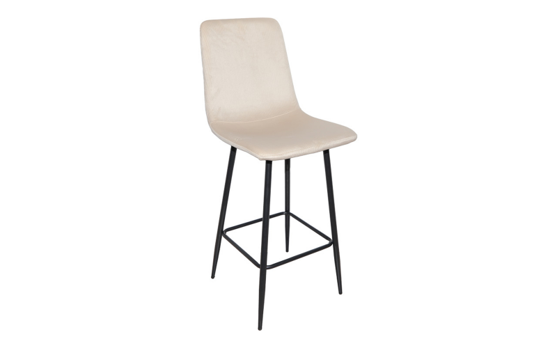Bar chair Grato, beige + black  1