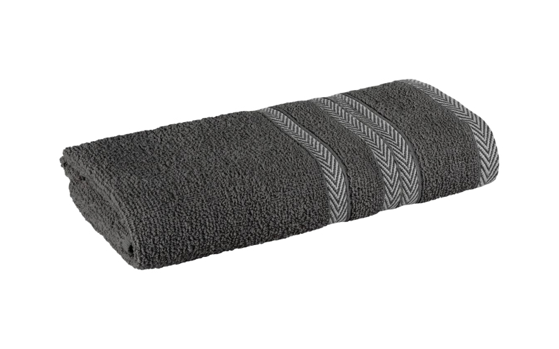 Towel, dark grey, 30/50 cm  1