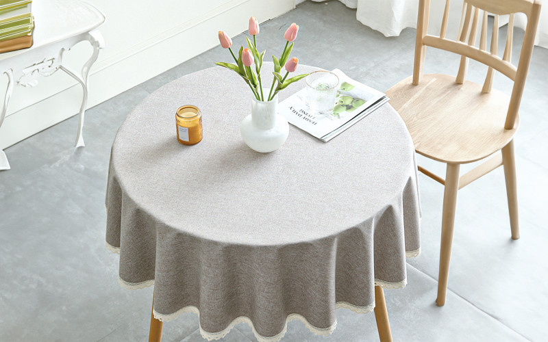 Round tablecloth, grey, ⌀90  1