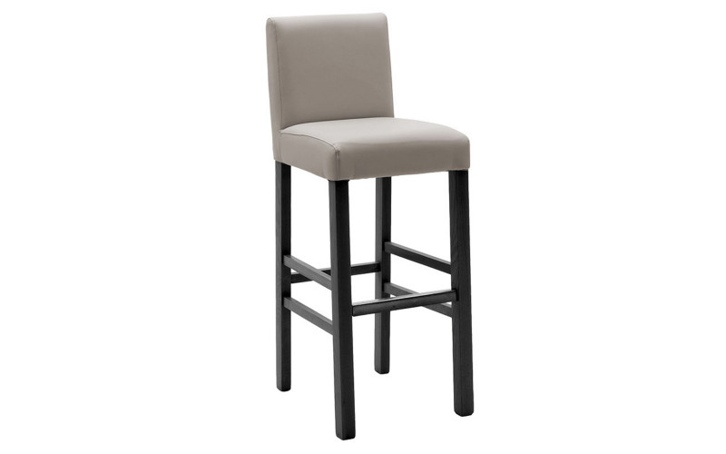 Bar chair Barry, grey + black  1