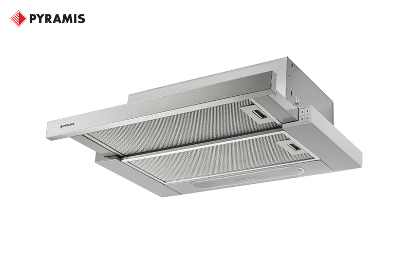 Extractor hood PYRAMIS TURBO SLIM Essential, inox  1