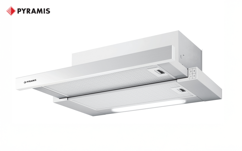 Extractor hood Pyramis Sliding 60 cm essential, white  1