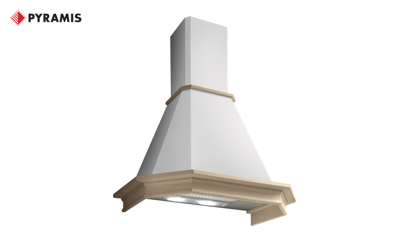 Extractor hood Pyramis Fireplace Rustic, white  1