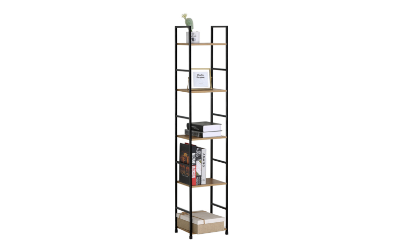 Bookcase Azuel, oak + black  1