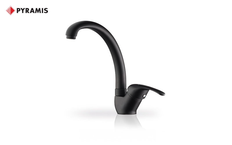 Mixer tap Pyramis Mezzo, carbon  1