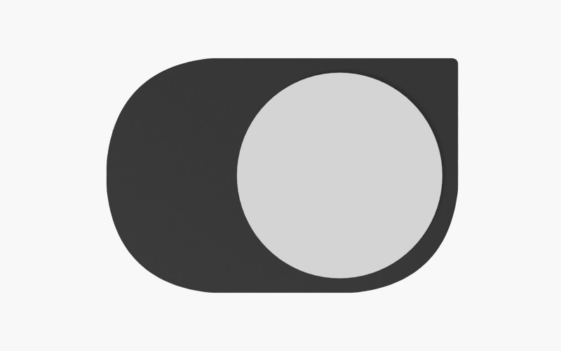 Mirror 60/90 cm Pubble, black  1
