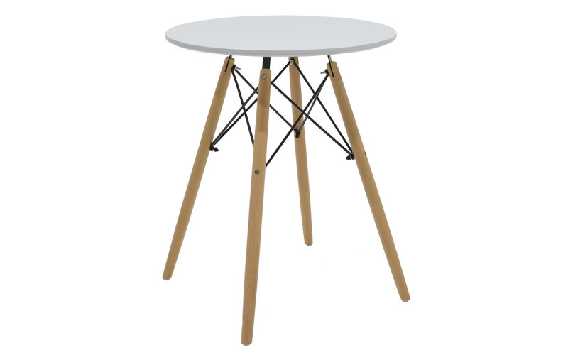 Dining table Julita 60, white  1