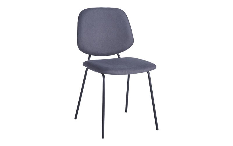 Visitor chair Pietro, anthracite + black  1