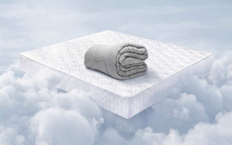 Set of mattress 160/200 + duvet 200/200 Silver Favorite + Stripe,   1
