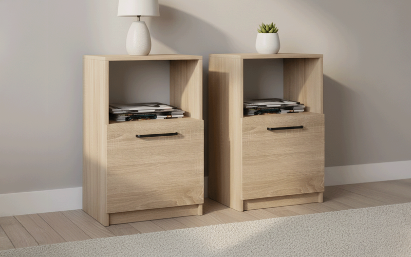 Set of 2 cabinets Villie M, Sonoma oak  1