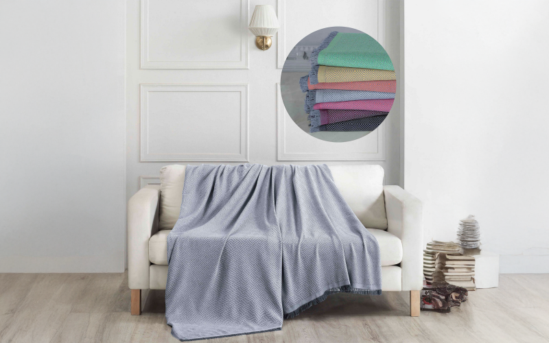 Sofa cover 175/230 cm Elite, grey  1