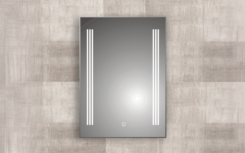 ICL 1979 TRACY Bathroom mirror with LED lights, 50/70 cm  1