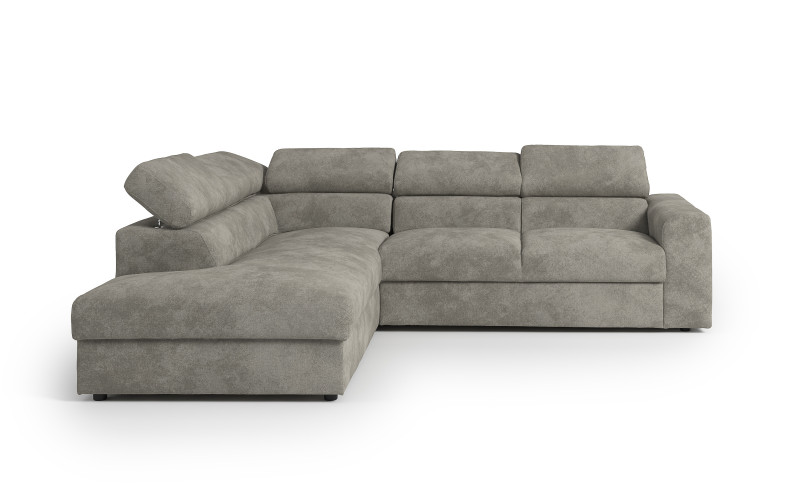 Extendable corner sofa Belisa, light grey  4