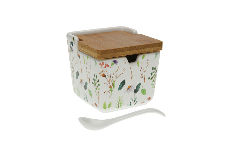 Spice box, size: 8.5/8.8 cm; ceramic  1