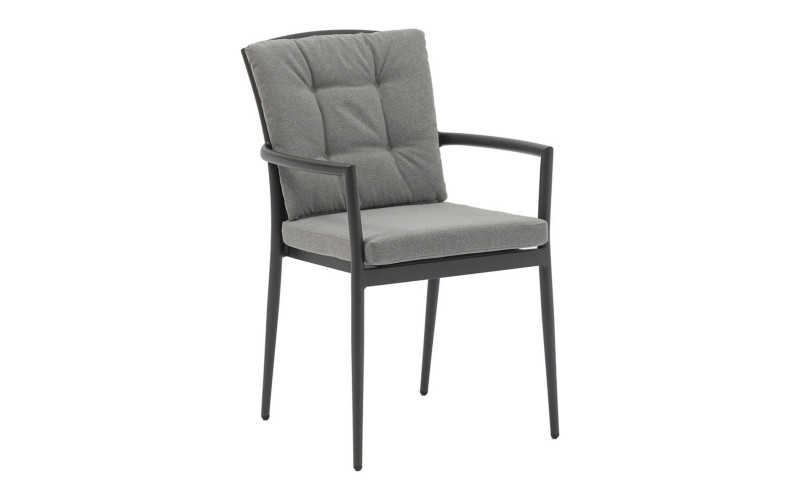 Garden chair Moris, dark grey + grey  1