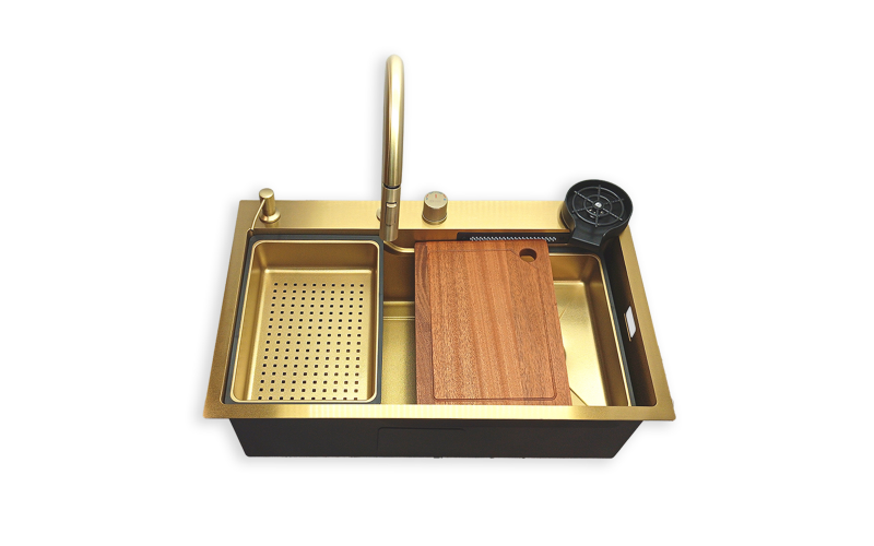 Multifunctional sink IVENTO K/ 20L.041.53, golden  1