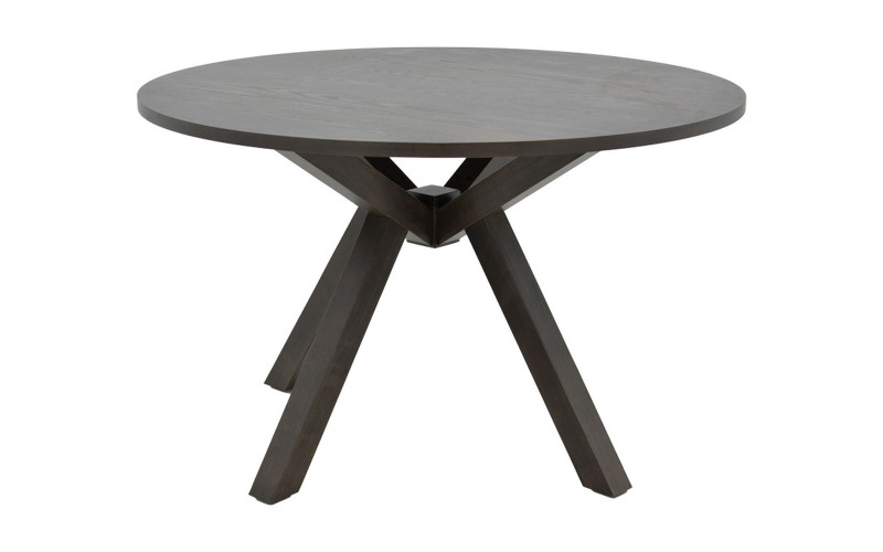 Dining table Bayron, brown + dark grey  1