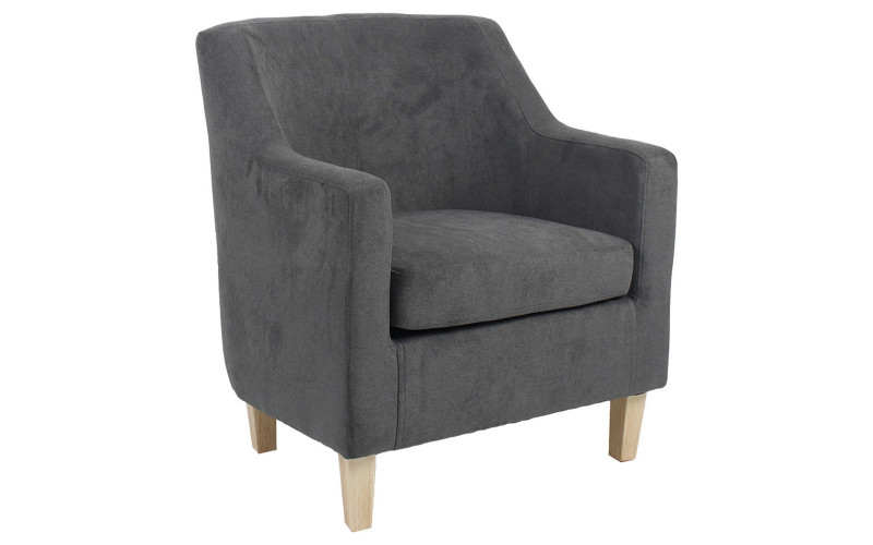 Armchair Joyful, anthracite + natural  1