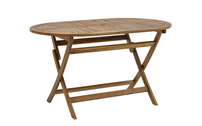 Garden folding table Falor, natural  1